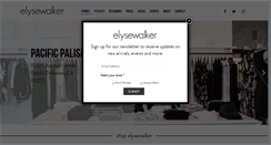 Desktop Screenshot of elysewalker.com